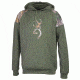 Browning Mens Gauge Sweatshirt, Forest Night, Medium A000063230303