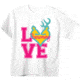 Youth Graphic Varsity Buckheart Short Sleeve T-Shirt, White