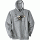 Buck Knives 110 50th Anniversary Hoodie, Heather Gray, LG BU7849