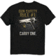 Buck Wear T-shirt ''gun Safety Rule'' S-sleeve Black Large