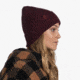 Buff Knitted Beanie, Norval Maroon, 124242.632.10.00