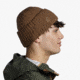 Buff Knitted Beanie, Rutger Brindle, 129694.315.10.00