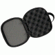 Bulldog Cases &amp; Vaults 9 In. X 12 In. Black Molded Nylon Pistol Case with Handles And Egg Crate