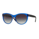 Burberry BE4182 Sunglasses 34978G-56 - Blue Frame, Grey Gradient Lenses