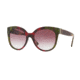 Burberry BE4243 Sunglasses 36388H-55 - Havana Green/bordeaux/green Frame, Violet Gradient Lenses