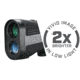 Bushnell 6x24 Prime 1500 Laser Rangefinder, Black/Green, LP1500SBL