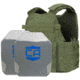 Caliber Armor AR550 Level III+ Body Armor w/ PolyShield Spall Coat and Condor MOPC Package, SAPI Cut, OD Green, Medium/2XL, 19-AR550-MOPC-SAPI-SPC-OD