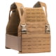 Caliber Armor DV8 Plate Carrier, Shooters Cut Front and Back, Coyote Tan, 10 x 12, 19-DV8-MCB-CT