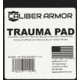 Caliber Armor Extreme Impact Trauma Pad, Black, 8 X 10, 19-TRAUMAPAD-0810