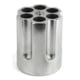Campco Caliber Gourmet Cylinder Pen Holder, Silver, CBG1007