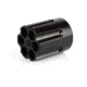 Caliber Gourmet Revolver Cylinder Pen Holder, Black, 2.75 x 2.75 x 3.50 in CBG-1007-BK