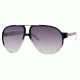 Carrera Forever Mine/S Sunglasses FOREVES-0KI1-JJ-6212 - Black Crystal White Frame, Gray Gradient Lenses, Lens Diameter 62mm, Distance Between Lenses 12mm