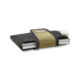Carson Compact Travel Wallet, Black/Olive, EW-10OL