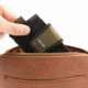 Carson Compact Travel Wallet, Black/Olive, EW-10OL