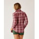 Carve Designs Fairbanks Supersoft Shirt - Womens, Brick Plaid, Extra Small, TKSS70-633-XS