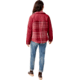 Carve Designs Vineyard Shacket - Womens, Brick Plaid, Extra Small, JCMM55-633-XS