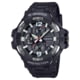 Casio G-Shock Gravity Master Men's Analog-Digital Watch, 55mm Case Diameter, Steel Bezel, Black Bio-based Resin Band, GRB300-1A, GRB300-1A