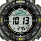 Casio Outdoor Casio Pro Trek Solar Watch Triple Sensor Watching Featuring an Altimeter, Barometer, Digital Compass, Thermometer and 100M WR - Mens, Green, One Size, PRG340-3