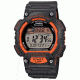 Casio Outdoor SOLAR 100M Water Resistant ORANGE BLACK, Black STLS100H-4AV