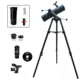 Cassini FH-102TR 640mm x 102mm Tracker Telescope w/Zoom Eyepiece, Black, NSN N, FH-102TRZ