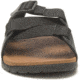 Chaco Lowdown Leather Slide - Womens, Black, 8, JCH109412-M-8