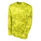 Champion Mens Essential Double Dry Long Sleeve T-Shirt, Safety Green Camo, Large CW26 L CN
