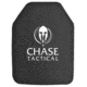 Chase Tactical Level IV Rifle Armor Plate, Stand Alone, NIJ 0101.04 2005IR Certified, DEA Compliant, 10x12, Singe Curve, Shooter Cut, 0.75in, 7.2 Lbs, 4sas7-SC-SC-1012