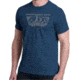 Christensen Arms Mountain Line Art Shield SS Tee - Mens, Classic Navy, 4X, 730-CA055-40-00-400-08