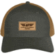 Christensen Arms Ram Leather Wordmark Wool Trucker - Mens, Dark Olive, OSFM, 730-CAH20-00-02-201-00