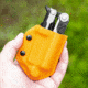 Clip &amp; Carry Kydex Sheath for the Gerber Center-Drive, Carbon Fiber Orange, GCDRIVE-CF-ORNG