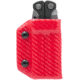 Clip &amp; Carry Kydex Sheath for the Leatherman Charge / +, Carbon Fiber Red, LCHARGE-CF-RED