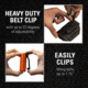 Clip &amp; Carry Kydex Sheath for the Leatherman Supertool 300, Carbon Fiber Black, LST300-CF-BLK