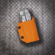 Clip &amp; Carry Kydex Sheath for the Leatherman Wave / Wave+, Carbon Fiber Orange, LWAVE-CF-ORNG