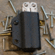 Clip &amp; Carry Kydex Sheath for the Leatherman Wingman, Sidekick, Rebar &amp; Rav, Black, LWING-BLK