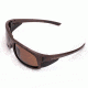 Cold Steel Battle Shades Mark I Sunglasses,Dark Matte Brown,Brown Lens EW13M