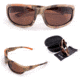 Cold Steel Battle Shades Mark II Sunglasses, Camo Frame, Brown Lens, CS-EW22