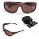 Cold Steel Battle Shades Mark II Sunglasses, Dark Matte Brown, Brown Lens, CS-EW23M