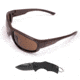 Cold Steel Battle Shades Mark II with Knife, Dark Brown 4007012