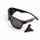 Cold Steel Battle Shades Mark III Sunglasses, Black Matte Frame, Gray Polarized Lens, CS-EW31MP