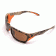 Cold Steel Battle Shades Mark III Sunglasses,Camo Frame,Brown Polarized Lens EW32P