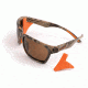 Cold Steel Battle Shades Mark III Sunglasses,Camo Frame,Brown Polarized Lens EW32P