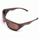 Cold Steel Battle Shades Mark III Sunglasses,Dark Matte Brown Frame,Brown Lens EW33M