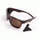 Cold Steel Battle Shades Mark III Sunglasses,Dark Matte Brown Frame,Brown Lens EW33M