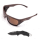 Cold Steel Battle Shades Mark III with Knife, Dark Brown 4007016