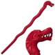 Cold Steel Lucky Dragon Walking Stick, Red, 39in, CS-91PDRRZ