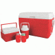 Coleman 54 Quart Cooler Combo W/ 5 Quart Cooler, .3 Gal Cooler, Red 5295A743G