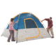 Coleman Flatiron 3-Person Instant Dome Tent W/ Integrated Rainfly, Blue / Gray, 7 x 7 ft 2000024692