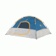 Coleman Flatiron 4-Person Instant Dome Tent W/ Integrated Rainfly, Blue / Gray, 8 x 7 ft 2000024693