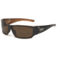 Coleman Grizzly Sunglasses, Shiny Dark Brown Frame, Brown Lens Lens, Polarized, C6030-C2
