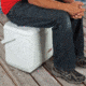 Coleman Marine 28 Quart Cooler, Antimicrobial Liner, Holds 39 Cans, White, Exterior Dimensions - 19.7 x 12.01 x 13.69 in 6278-763